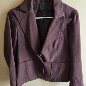 MARC JACOBS - USED WORN BLAZER JACKET WOMENS SIZE 6 COLOR PLUM PURPLE